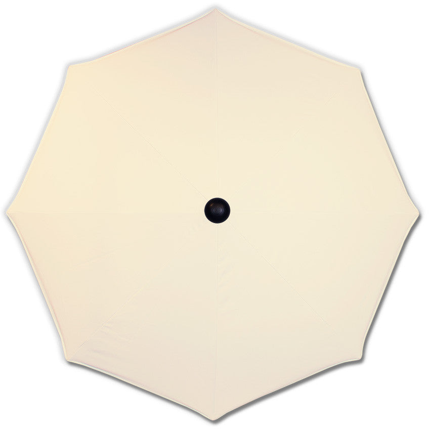 Basic Beige & Double Black Base - Mills-Parasols.com - 2