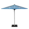 Blue Mediterranean & Double Black Base - Mills-Parasols.com - 1