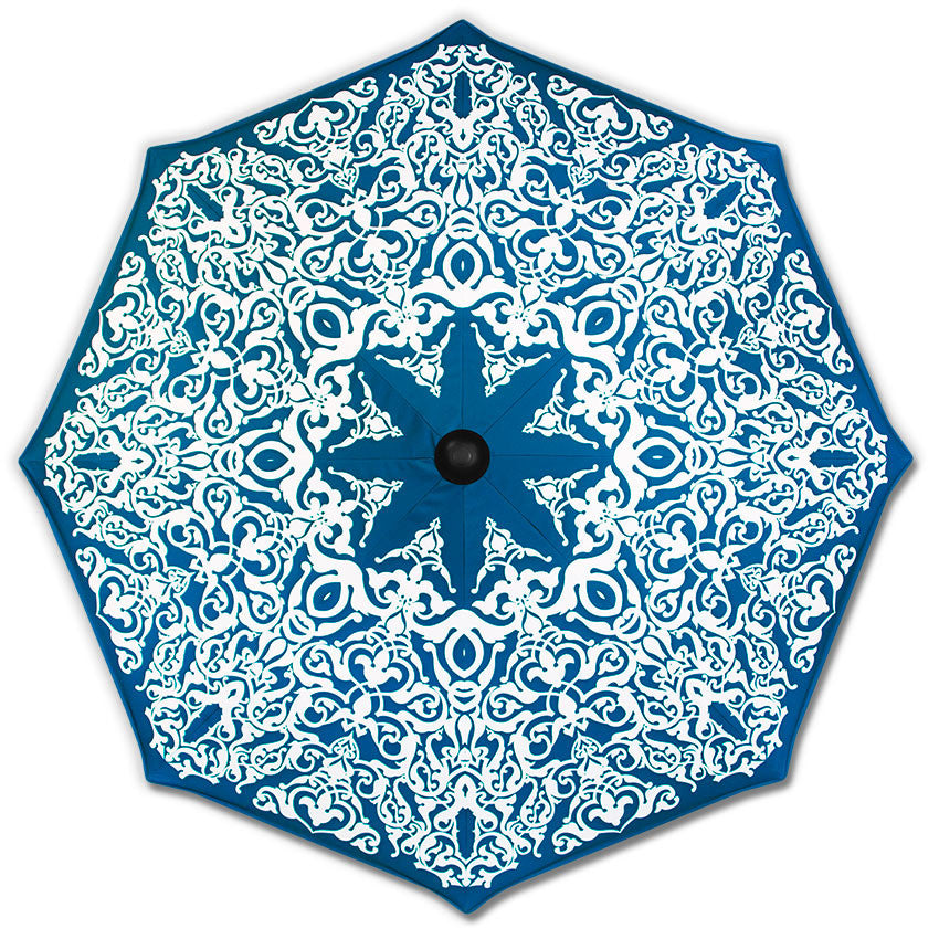 Embroidery Canopy - Mills-Parasols.com - 1